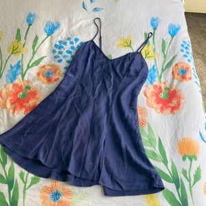 Vintage Victoria Secret Slip Nightgown Babydoll Purple Small